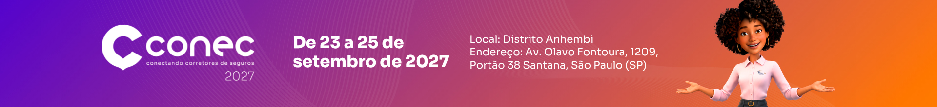 Banner do evento